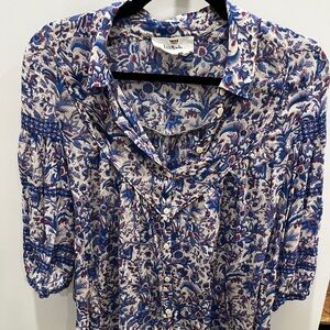 Ba&sh  Blue Floral Women's Top